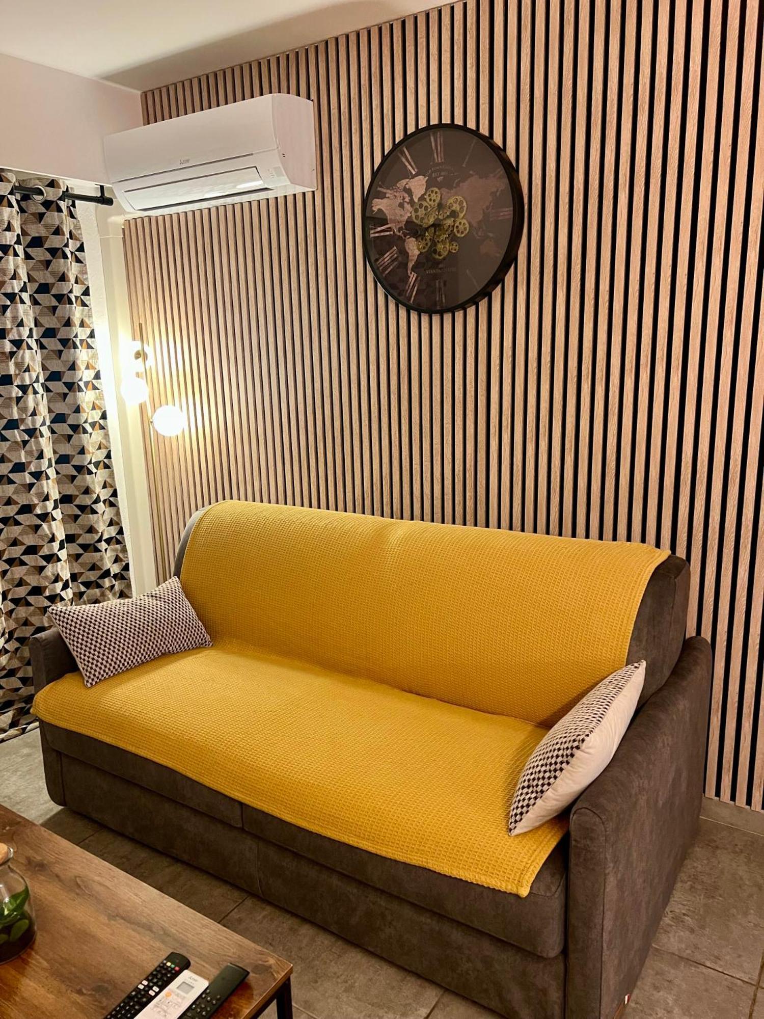 Studio Climatise, Cosy Et Calme Au Centre Ville 昂蒂布 外观 照片